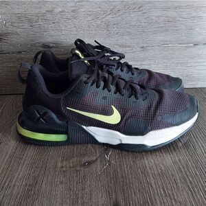 Nike Air Max Alpha Trainer 5 Workout Shoes Black/Volt DM0829-002 Size 10.5